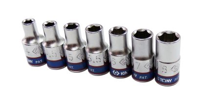 KINGTONY ГОЛОВКА ТОРЦЕВ. 233555M 1/4" 6гр. 5,5мм