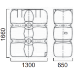 Топливный бак для дизельного топлива 1000 л Т1000КЗ — изображение 2
