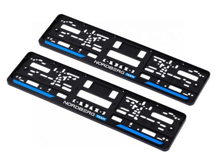 Рамка автомобильного номера с логотипом (комплект 2 шт.) NORDBERG
