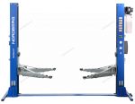 Подъемник двухстоечный 5 т, нижняя синхронизация, с электростопорами, 380 В, синий NORDBERG N4122AE-5B_380
