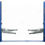 Подъемник двухстоечный 5 т, нижняя синхронизация, с электростопорами, 380 В, синий NORDBERG N4122AE-5B_380