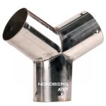 Насадка металлическая Y-образная для шланга D=75 мм Nordberg AT75 — изображение 3