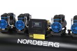 Компрессор безмасляный 380 В, ресивер 200 л, 1000 л/мин NORDBERG NCEO200/1000 — изображение 9