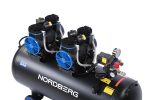 Компрессор безмасляный 220 В, ресивер 125 л, 500 л/мин NORDBERG NCEO120/500 — изображение 6