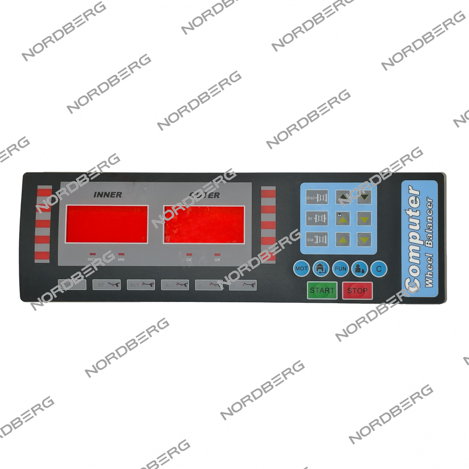 etac0s7ce4uu3b727i7qbelrnt3ex106 Панель-клавиатура 5509201 для NORDBERG 4524 — изображение 1