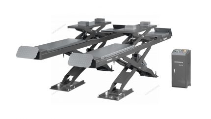 Подъемник ножничный для сход-развала 5,5 т, 380 В, 2 уровня, серый NORDBERG N635-5,5G_380_H