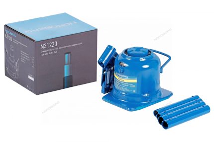 Домкрат бутылочный двухштоковый, укороченный, 20 т NORDBERG N31220