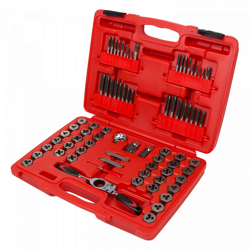 i7637ms3m6qsv4ywvu4w4b67792t6f9r Набор метчиков и плашек SK-5 M3-M12, 1/8""-1/2"", кейс, 75 предметов — изображение 1