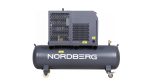 Компрессор винтовой, 4 кВт, 10 бар, 450 л/мин, ресивер 180 л, IP54 NORDBERG NCF5R — изображение 2