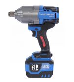 Гайковерт аккумуляторный, 3/4", 21 В, 1500 Нм, 2 аккумулятора 6 A и зарядное устройство, в кейсе  NORDBERG NE806K-3/4 — изображение 6
