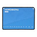 Набор ключей комбинированных 14 шт, планшет тетрон NORDBERG 10214P — изображение 7