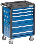 Тележка инструментальная, 6 выдвижных ящиков, синяя NORDBERG T6N(B) — изображение 2