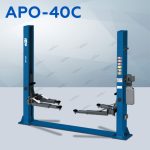 Подъемник двухстоечный 4 т с нижней синхронизацией, H=2,8 м, 220 В, синий APO APO-40C_220 — изображение 12