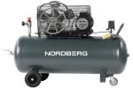 Компрессор поршневой с ременной передачей 380В, ресив. 200л, 580л/мин NORDBERG NCP200/580 — изображение 3