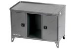 Верстак слесарный трехтумбовый, 2 серые створки OPTIMAL NW302 7012/7015