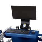 Стенд сход-развал 3D модель для ям и подъемников NORDBERG C803_синий — изображение 7