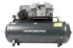 Компрессор поршневой с ременной передачей 380В, ресив. 500л, 1400л/мин NORDBERG NCP500/1400