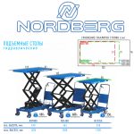 NORDBERG СТОЛ N3T350 подъемный гидравлический 350 кг — изображение 2