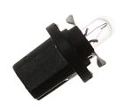 Автолампа BAX1.2W с черным патроном (B8.5d) 12V OSRAM /10/50 HIT