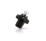 Автолампа BAX1.2W с черным патроном (BAX8.3s/1.35) 12V PHILIPS /10/200 — изображение 3