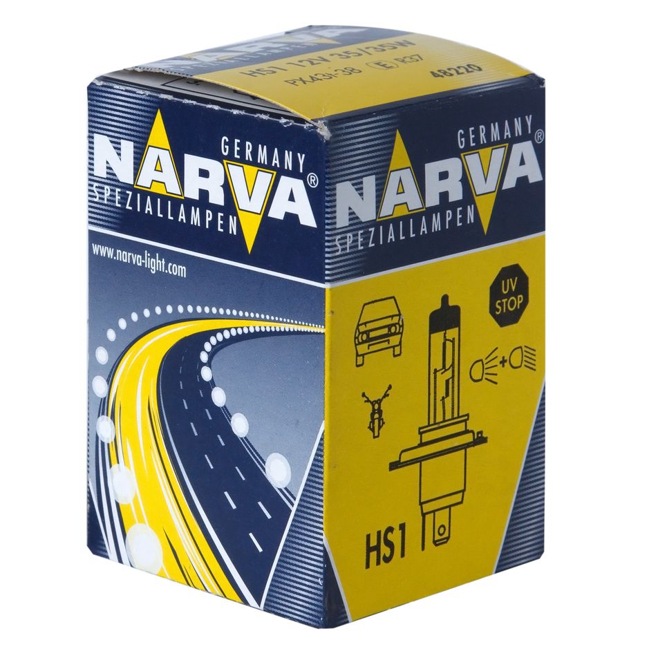 lf-00003580_1.resize1 Автолампа HS1 (35/35) PX43t 12V NARVA /1/10/100 — изображение 1