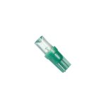 Автолампа W1.2W (W2*4.6d) LED CONE GREEN 12лм   12V MEGAPOWER /100 /1000 — изображение 2