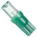 Автолампа W1.2W (W2*4.6d) LED CONE GREEN 12лм   12V MEGAPOWER /100 /1000