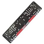 Рамка для номерного знака AB-008(C) (112/2-STD-ЧЕМ-ч) BLACK с защелкой и надписью "CHAMPION" /1/30 — изображение 2