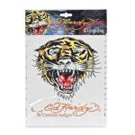 Наклейка EH-00227 "TIGER" 18х23см со стразами ED HARDY (США) /1/48
