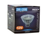 Лампа светодиодная LM-0217-MR16 WARM WHITE 24 SMD LED 2W=20W угол освещения 120° (45мм, Ø50мм) 12V MEGA LIGHTING /1/20/100 — изображение 2