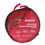 Провода для прикуривания M-10020 100A 2м (медь, морозостойкие) в сумке MEGAPOWER /1/24