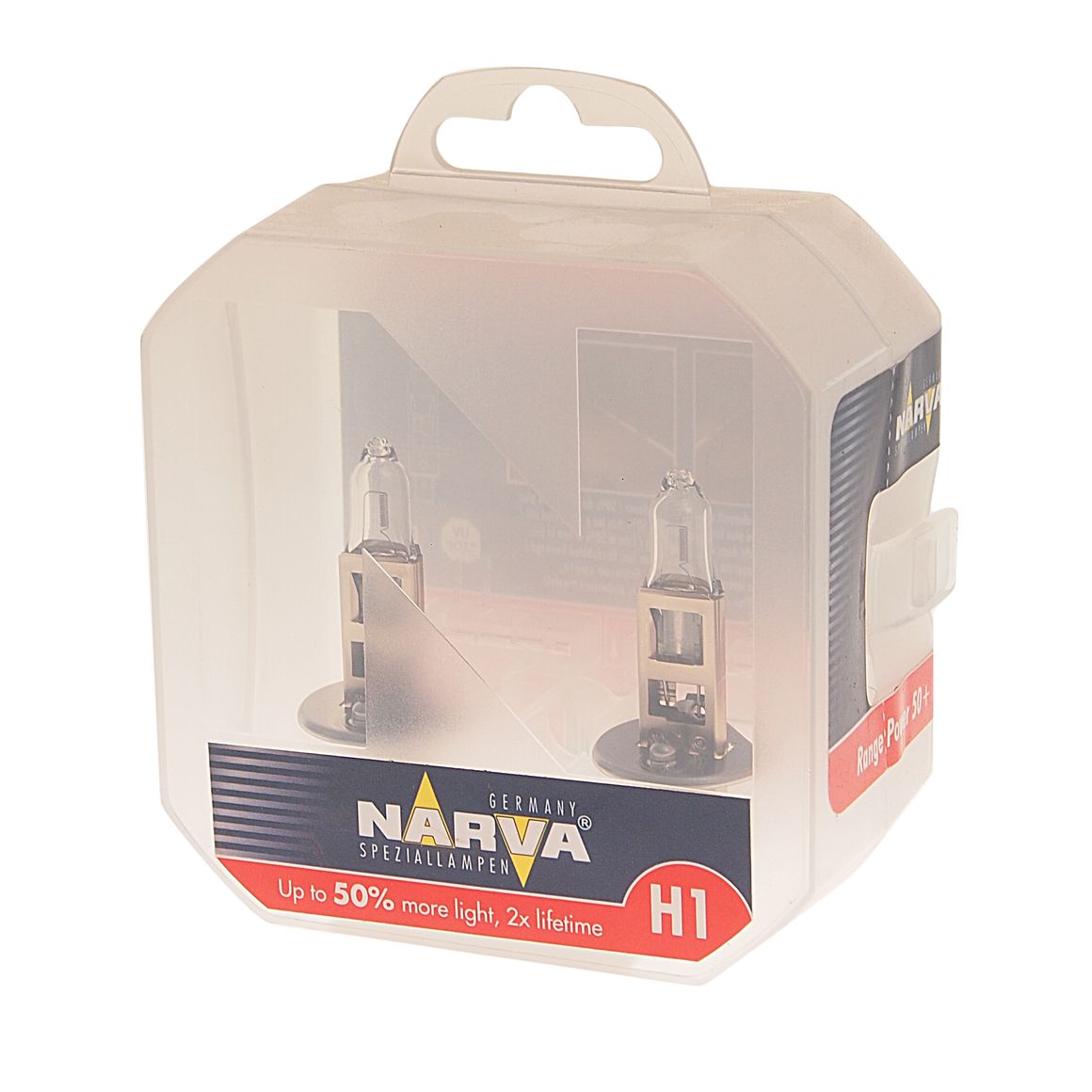 m0001021123_1.resize1 Автолампа H1 (55) P14.5s+50% RANGE POWER (2шт) 12V NARVA 1/10 — изображение 1