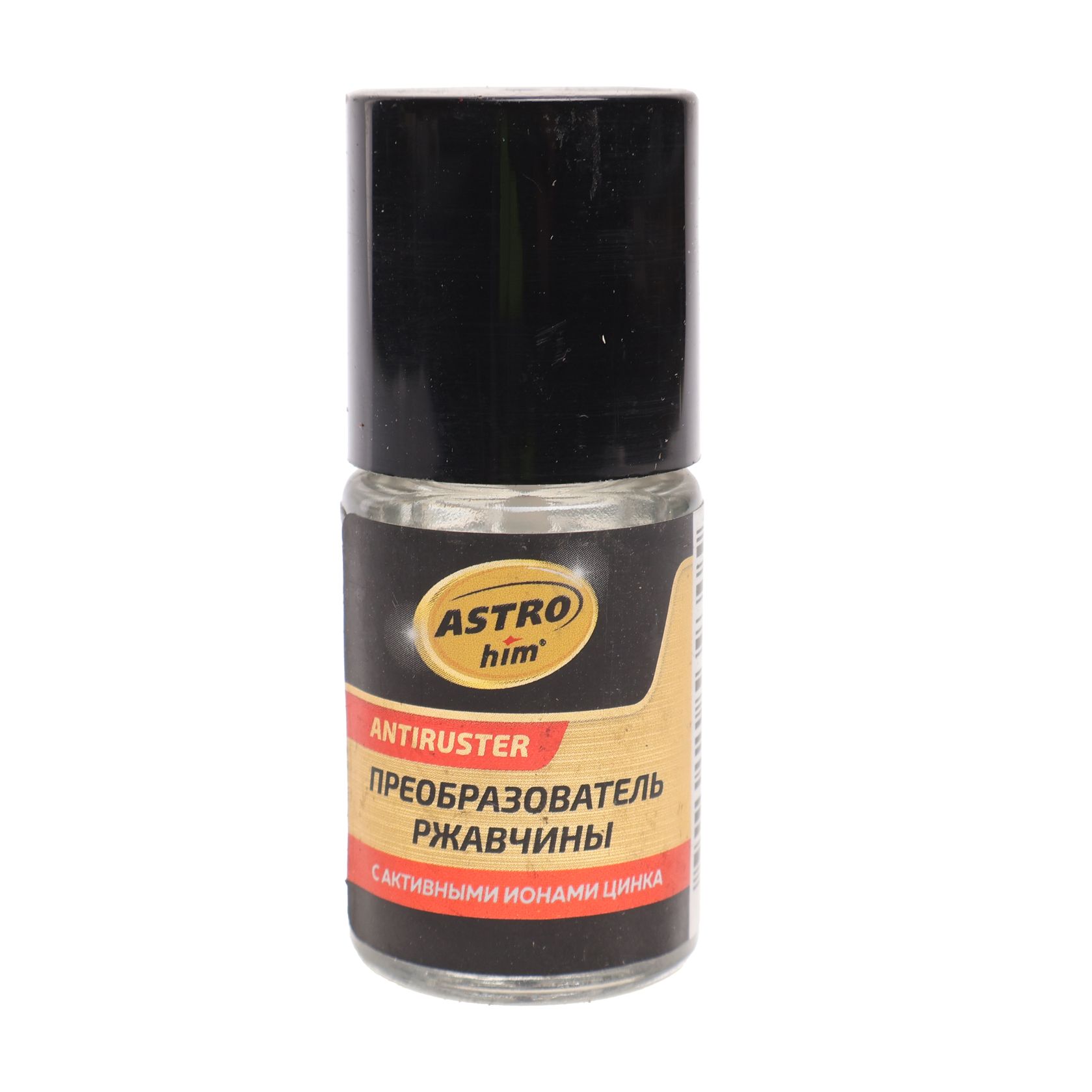 m0001022745_1.resize1 Преобразователь ржавчины в грунт ANTIRUSTER с активными ионами цинка (флакон с кисточкой) 15мл ASTROhim /1/24 — изображение 1