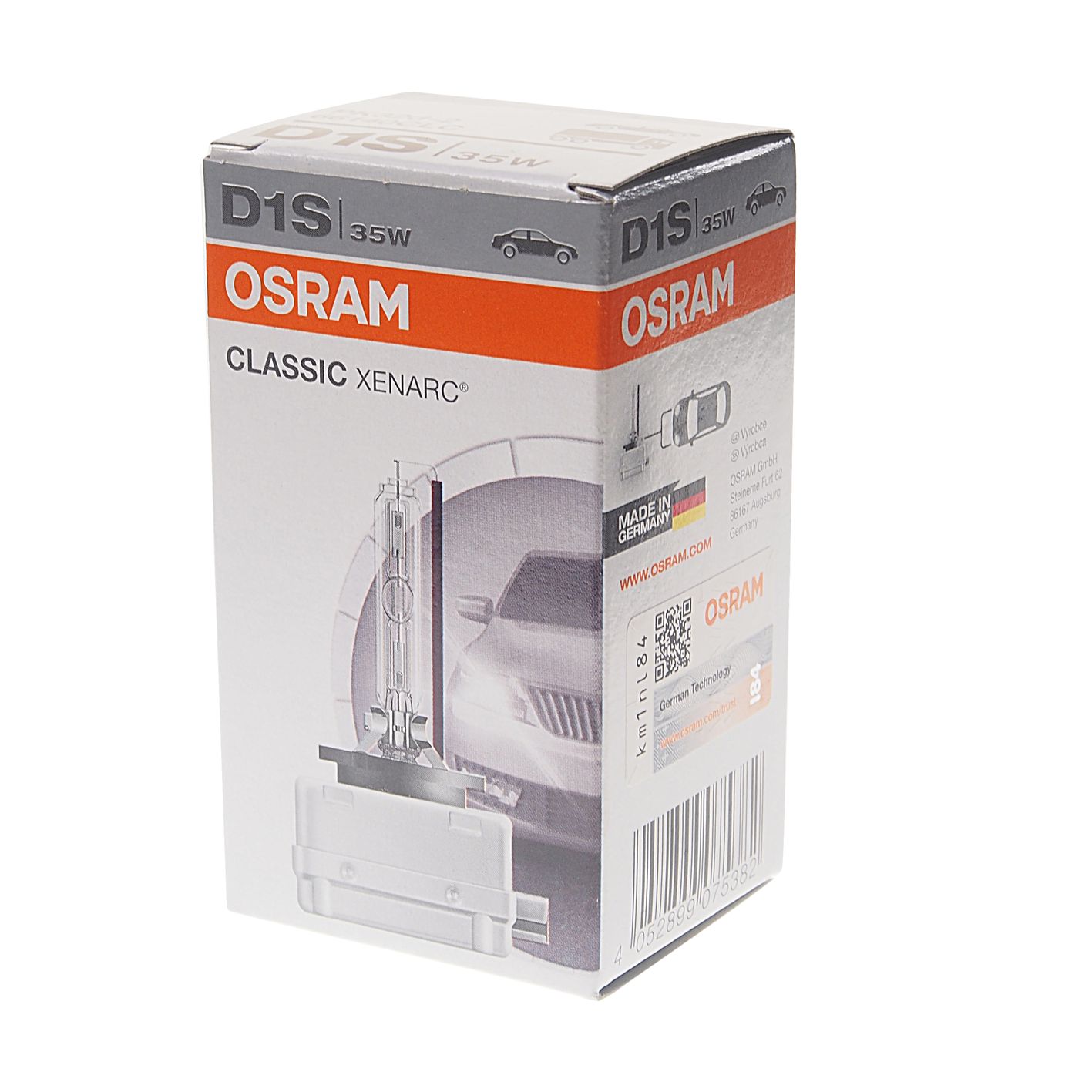m0001023466_2.resize1 Автолампа D1S (35) PK32d-2 XENON CLASSIC XENARC 4150K 85V OSRAM /1/10 — изображение 1