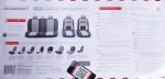 Чехлы на сиденье COMFORT COMBO CMB-1105 DARK GREY/LIGHT GREY (M) мультиконтурные велюр (11шт) AUTOPROFI /1/5 — изображение 3