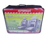 Чехлы на сиденье COMFORT COMBO CMB-1105 DARK GREY/LIGHT GREY (M) мультиконтурные велюр (11шт) AUTOPROFI /1/5 — изображение 4