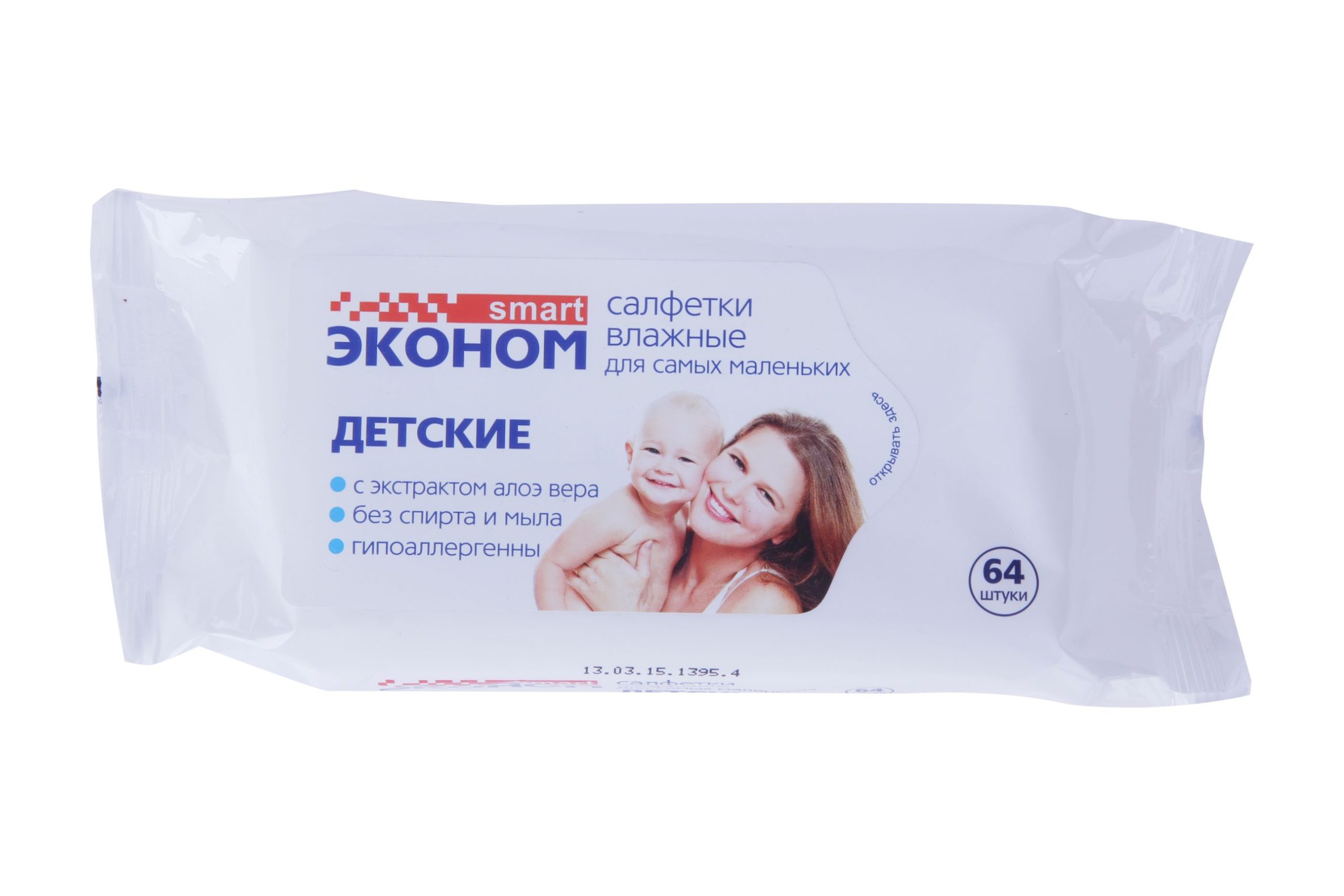 m0001024874_1.resize1 Салфетки влажные ESM-30023 "ЭКОНОМ" детские (15х18см) в мягкой упаковке (64шт) АВАНГАРД /1/24 — изображение 1