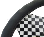 Оплетка руля MIS-LT34B (M) BLACK кожа MISTAR /1/25