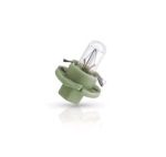 Автолампа BAX1.3W с зеленым патроном (BX8.4d) 12V PHILIPS /10/200 — изображение 2