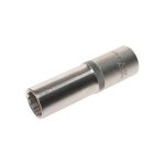 Головка торцевая 15мм 1/2" 12-гранная глубокая L=75мм ROCKFORCE RF-5497715 /1/10 — изображение 2