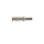Головка торцевая  7мм 1/4" 6-гранная глубокая L=45мм ROCKFORCE RF-5255007 /1/40