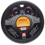 Оплетка руля MIS-LT34B (S) BLACK кожа MISTAR /1/25 — изображение 2