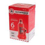 Домкрат гидравлический DG-06 бутылочный 6т (высота подъёма 405мм) AUTOPROFI /1/5