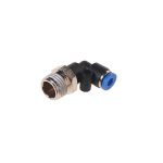 Фитинг  RF-SPL04-02 угловой для пластиковых трубок 4мм с наружной резьбой 1/4" ROCKFORCE /1 — изображение 2