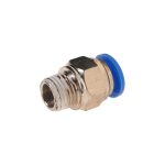Фитинг  RF-SPC10-02 для пластиковых трубок 10мм с наружной резьбой 1/4" ROCKFORCE /1 — изображение 2