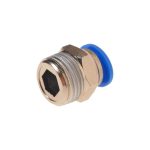 Фитинг  RF-SPC12-04 для пластиковых трубок 12мм с наружной резьбой 1/2" ROCKFORCE /1 — изображение 2