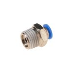 Фитинг  RF-SPC04-02 для пластиковых трубок 4мм с наружной резьбой 1/4" ROCKFORCE /1 — изображение 2