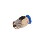 Фитинг  RF-SPC04-01 для пластиковых трубок 4мм с наружной резьбой 1/8" ROCKFORCE /1 — изображение 2