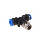 Фитинг  RF-SPB08-02 Т-образный  для пластиковых трубок 8мм с наружной резьбой 1/4" ROCKFORCE /1 — изображение 2