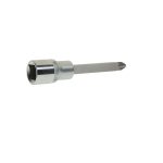 Насадка-вставка с битой Pozidrive PZ3 ER-94703 1/2 22мм L=100мм ЭВРИКА /1/20